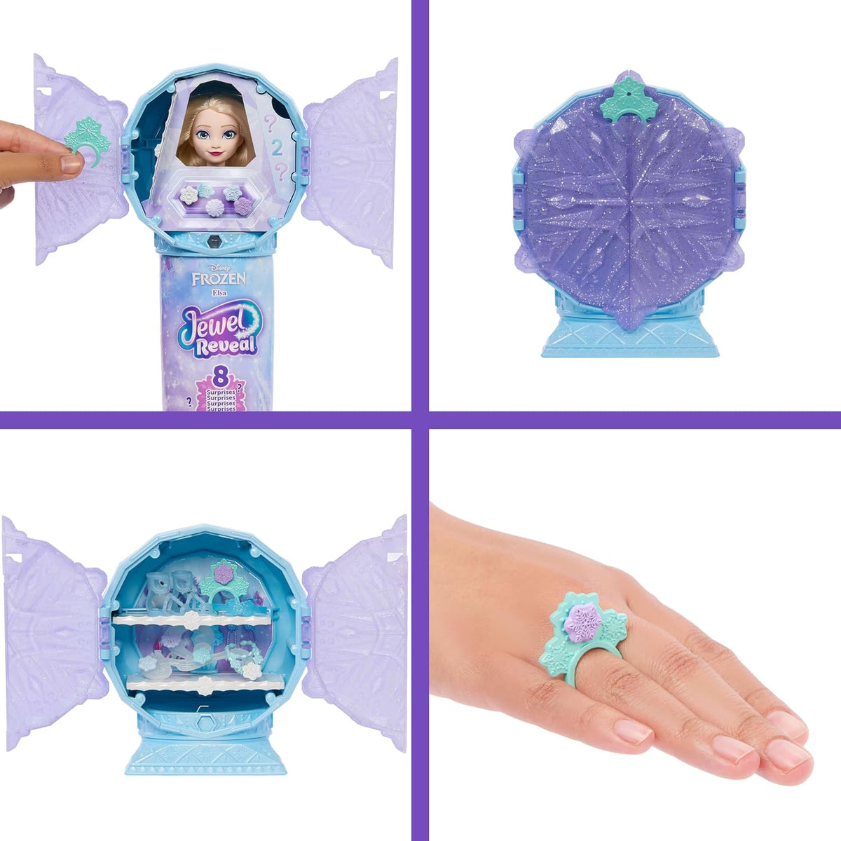 Mattel Disney Frozen 2 Elsa Fashion Doll Sorpresa Set, Spin & Revea...