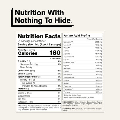 Proteína en polvo de mantequilla de maní y chocolate NAKED Whey, su...