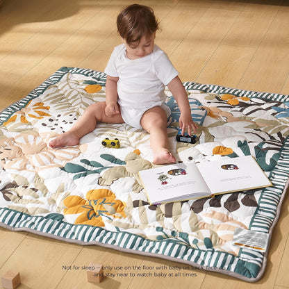Momcozy Alfombra de juego para bebé para piso, alfombra gruesa de c...