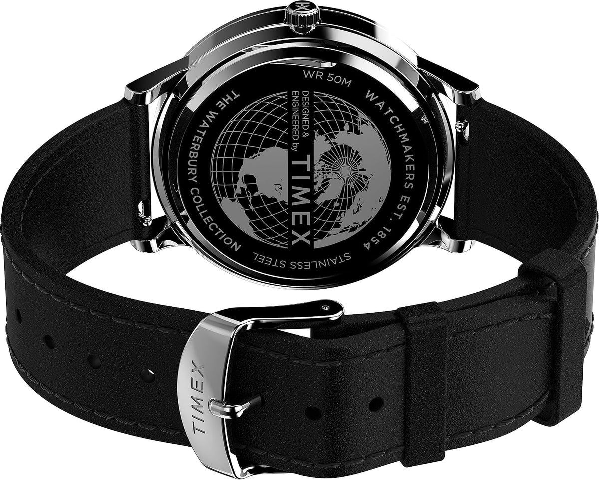 Timex Reloj clásico Waterbury para hombre de 40 mm