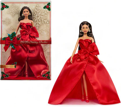 Barbie Muñeca festiva Signature 2026, cabello castaño | Muñeca de m...