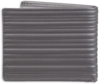 Calvin Klein Billetera plegable minimalista de piel RFID para hombr...