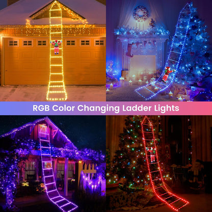 Toodour Luces decorativas de Navidad, luces decorativas inteligente...