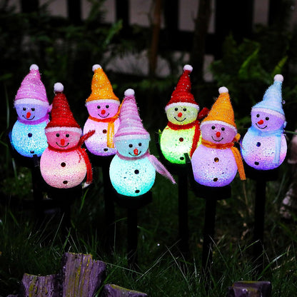Decoraciones de Navidad para exteriores 2025 - Estacas de luz de Na...