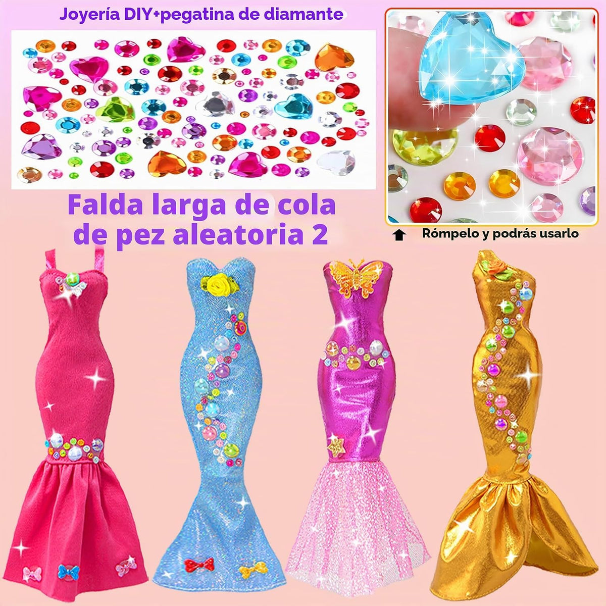 iBayda Juego de 139 piezas de muñeca y armario de moda de 11.5 pulg...