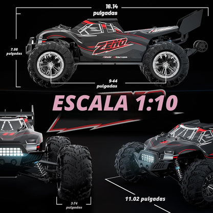Hosim Coche RC 1\/10 para adultos y niños de 48+KMH, auto eléctrico...