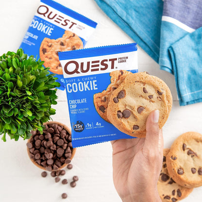 Quest Nutrition - Paquete de galletas de proteína con chispas de ch...