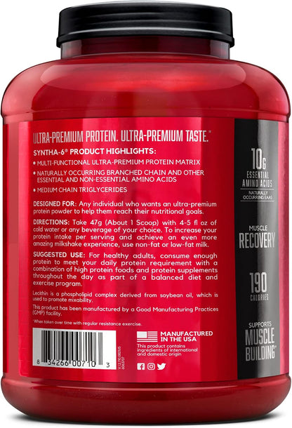 BSN SYNTHA-6 Proteína de Suero en Polvo, Caseína Micelar, Polvo Ais...