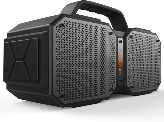 ABitmax Altavoz Bluetooth para exteriores, pico de 90 W, 35 H | Alt...