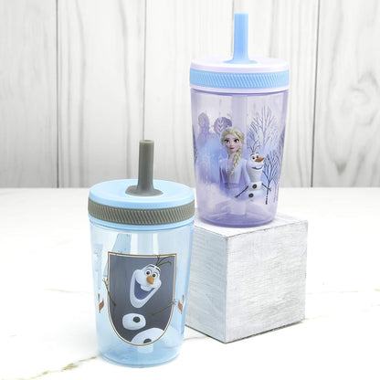 Zak Designs Disney Frozen II Movie Kelso - Juego de vasos de Kelso,...