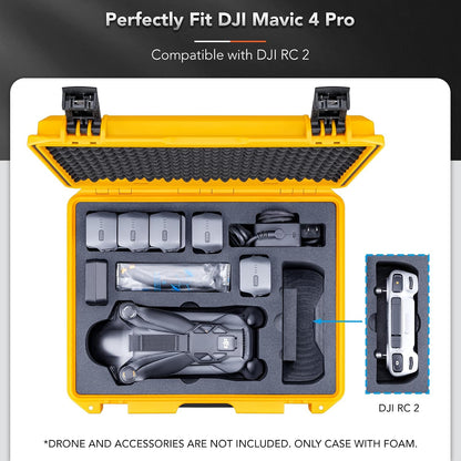 Lykus Titan M400 - Carcasa rígida para DJI Mavic 4 Pro y DJI RC Pro...