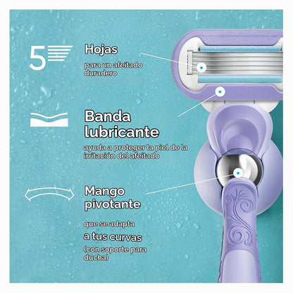 Gillette Venus Maquinilla de afeitar para mujer, contorno extra sua...