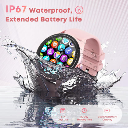 Reloj inteligente para mujer, reloj inteligente con pantalla táctil...