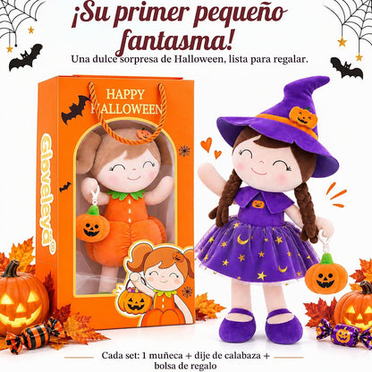 Gloveleya - Muñeca de bebé de Halloween, regalo para niñas, muñecas...