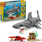 LEGO Creator 3 en 1 Tiburón feroz con cofre del tesoro 31381 | Jugu...