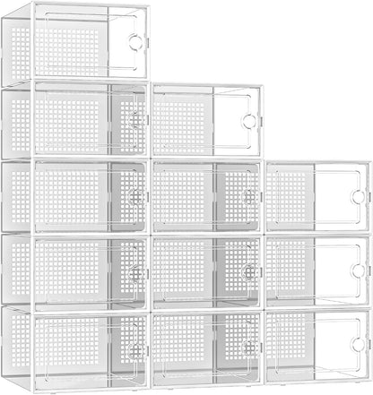 Kuject Cajas de almacenamiento de zapatos grandes, 12 unidades | Es...
