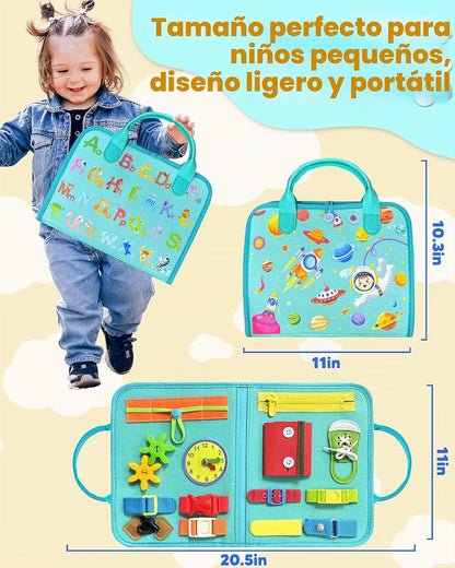 Exorany Tablero Ocupado Juguetes Montessori para Niño Niña Regalos...