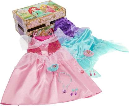 Disney Princess Ariel &amp; Aurora Baúl de Disfraces para Juegos de...