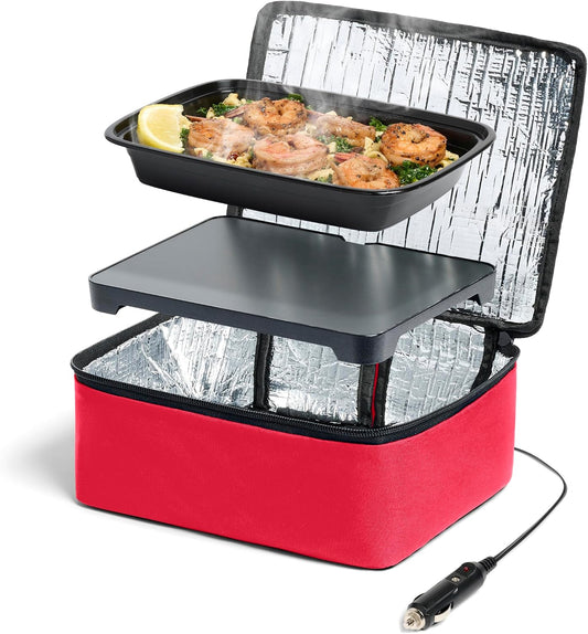 HOTLOGIC Mini lonchera térmica, calentador eléctrico portátil de al...