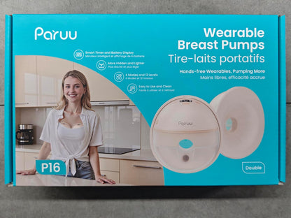 Paruu Extractor de Leche Manos Libres P16, Extractor de Leche Portá...