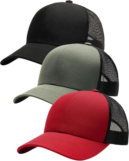 FURTALK Gorra de béisbol de malla estructurada para hombre, ajustab...