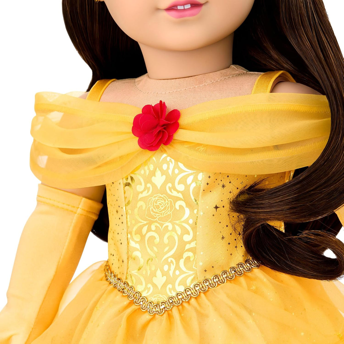 American Girl, Disney, Princesa Belle, muñeca de 18 pulgadas, cabel...