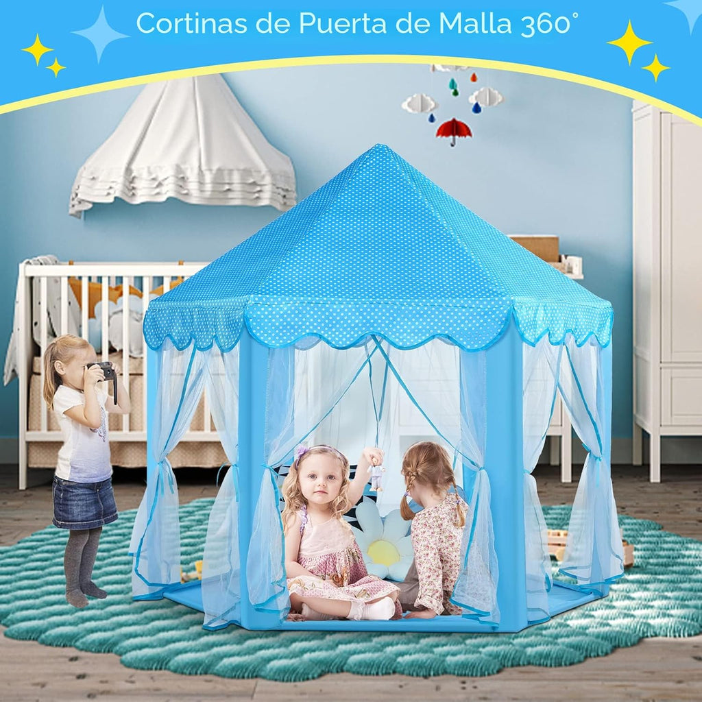 Monobeach Princess Castle Playhouse para niñas, tienda de campaña g...