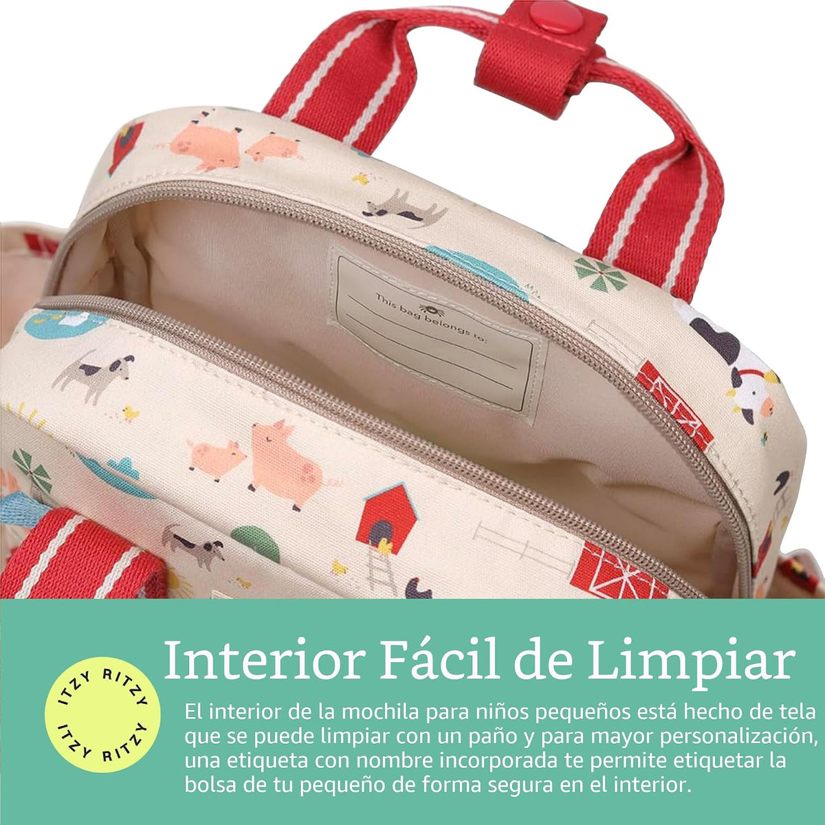 Itzy Ritzy Mochila para niños pequeños \u2013 Bolsa de guardería \u...