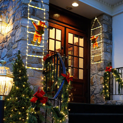 Toodour Luz LED de Navidad, luces decorativas de escalera de Navida...