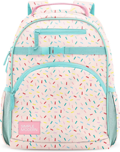 Simple Modern Mochila infantil para escuela, niñas, niños | 18L | C...