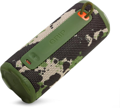 Altavoz Bluetooth portátil JBL Grip, resistente al agua, luz ambien...