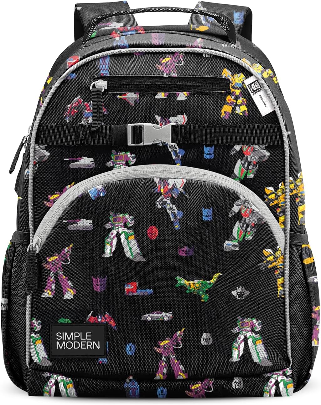 Simple Modern Transformers Kids Mochila para escuela, niñas, niños...