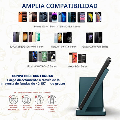 SOAR Soporte de carga inalámbrico unisex NFL y organizador de escri...