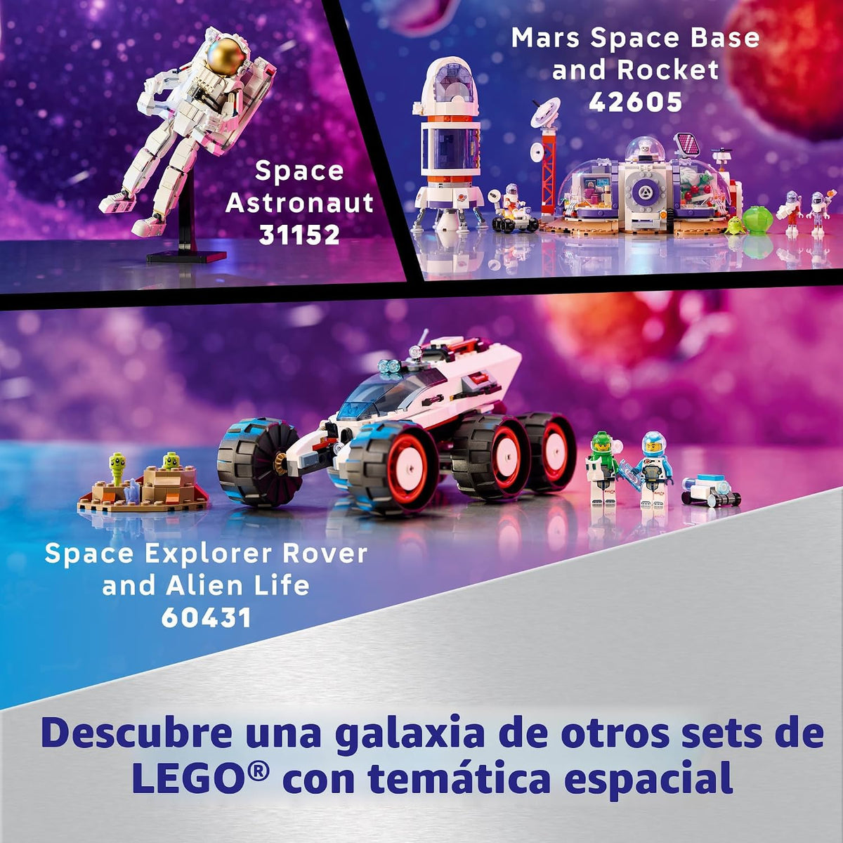 LEGO Technic Planeta Tierra y Luna en Órbita 42179 | Regalo de regr...