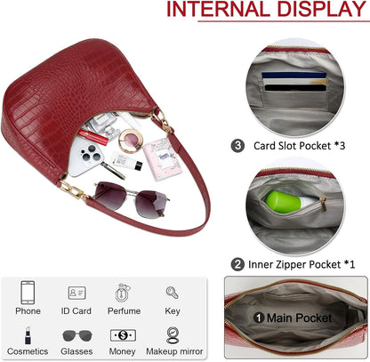 KKXIU Bolso de hombro para mujer, lindos bolsos y bolsos hobo | Bol...
