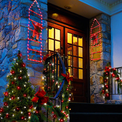 Toodour Luz LED de Navidad, luces decorativas de escalera de Navida...