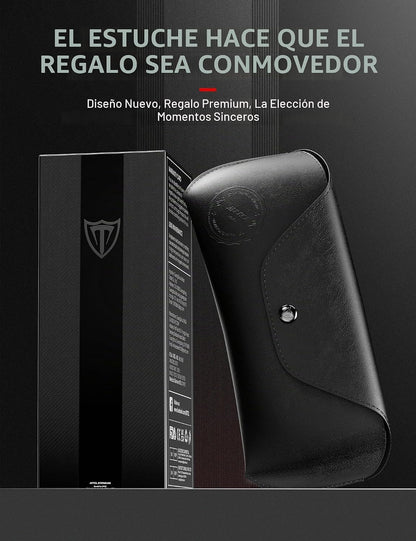 ATTCL Gafas de sol polarizadas para hombre Al-Mg Metal ultraligeras...