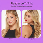 Conair Rizador de cerámica doble de 1 ¼ pulgadas con clip de garra,...