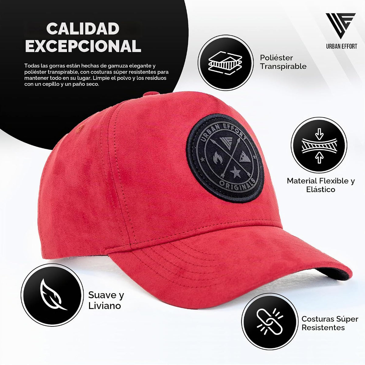 Urban Effort Trucker Hat para hombre – Gorra de béisbol con parte t...