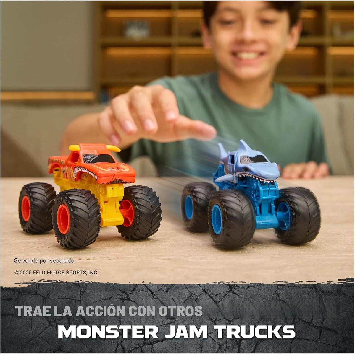 Juego de Monster Jam Smash & Bash Crash Course Monster Truck | Excl...