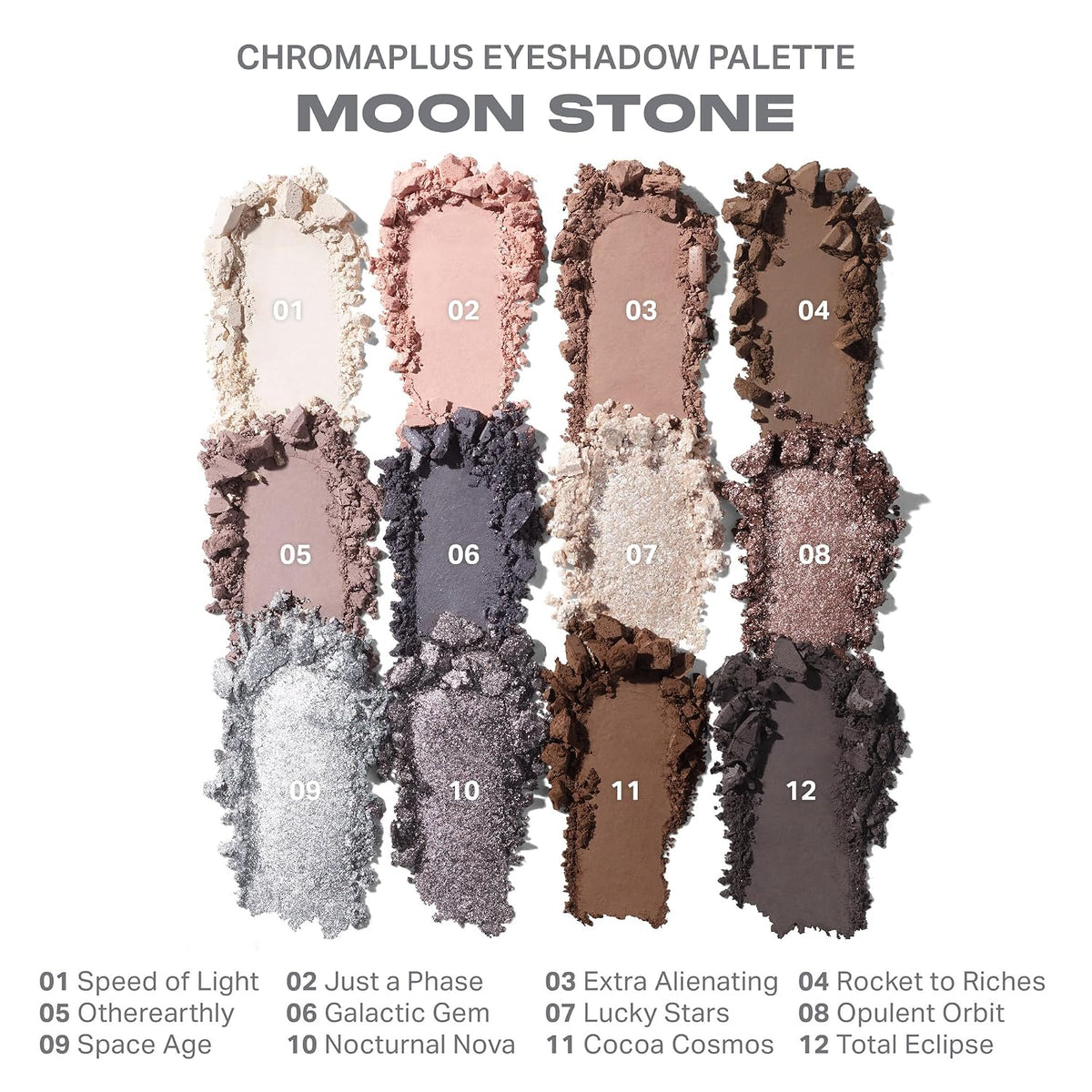 Morphe ChromaPlus Paleta de sombras de ojos de 12 bandejas, maquill...