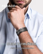 Pulsera de cobre para hombre Feraco, 3 veces más fuerte, pulseras m...