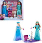 Mattel Disney Frozen Anna &amp; Elsa Slumber Sister Juego de 2 muñe...