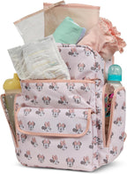 Disney Mochila para pañales con cambiador Minnie Mouse \u2013 Bolsa...