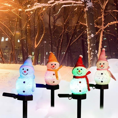 Decoraciones de Navidad para exteriores 2025 - Estacas de luz de Na...