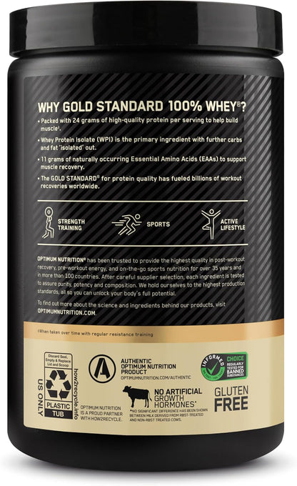 Optimum Nutrition Gold Standard - Proteína de suero en polvo, choco...