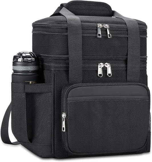 holuxer Bolsa de almuerzo y lonchera para hombres y mujeres, grande...