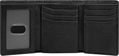 Fossil Billetera para hombre, Huntington Billetera de cuero triple...