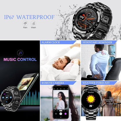 FILIEKEU Reloj inteligente para hombre para Android iOS, llamadas B...