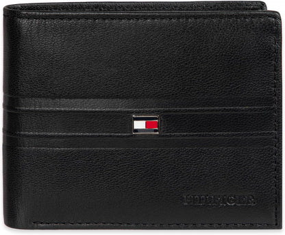 Tommy Hilfiger Cartera Passcase para hombre con ventana de identifi...